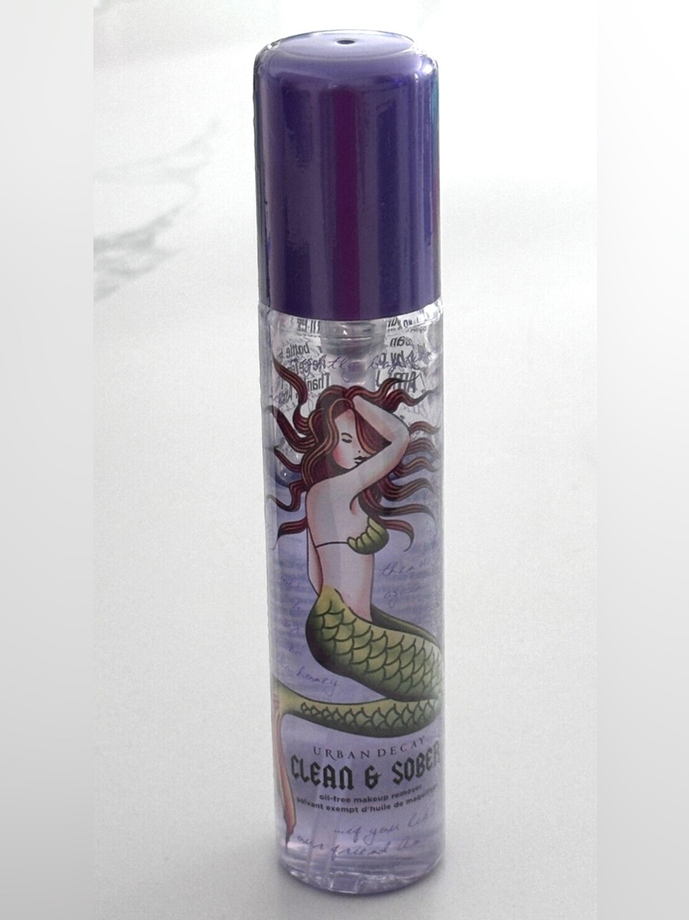 Urban Decay Clean & Sober Makeup Remover Oil - Purple and Green Artwork